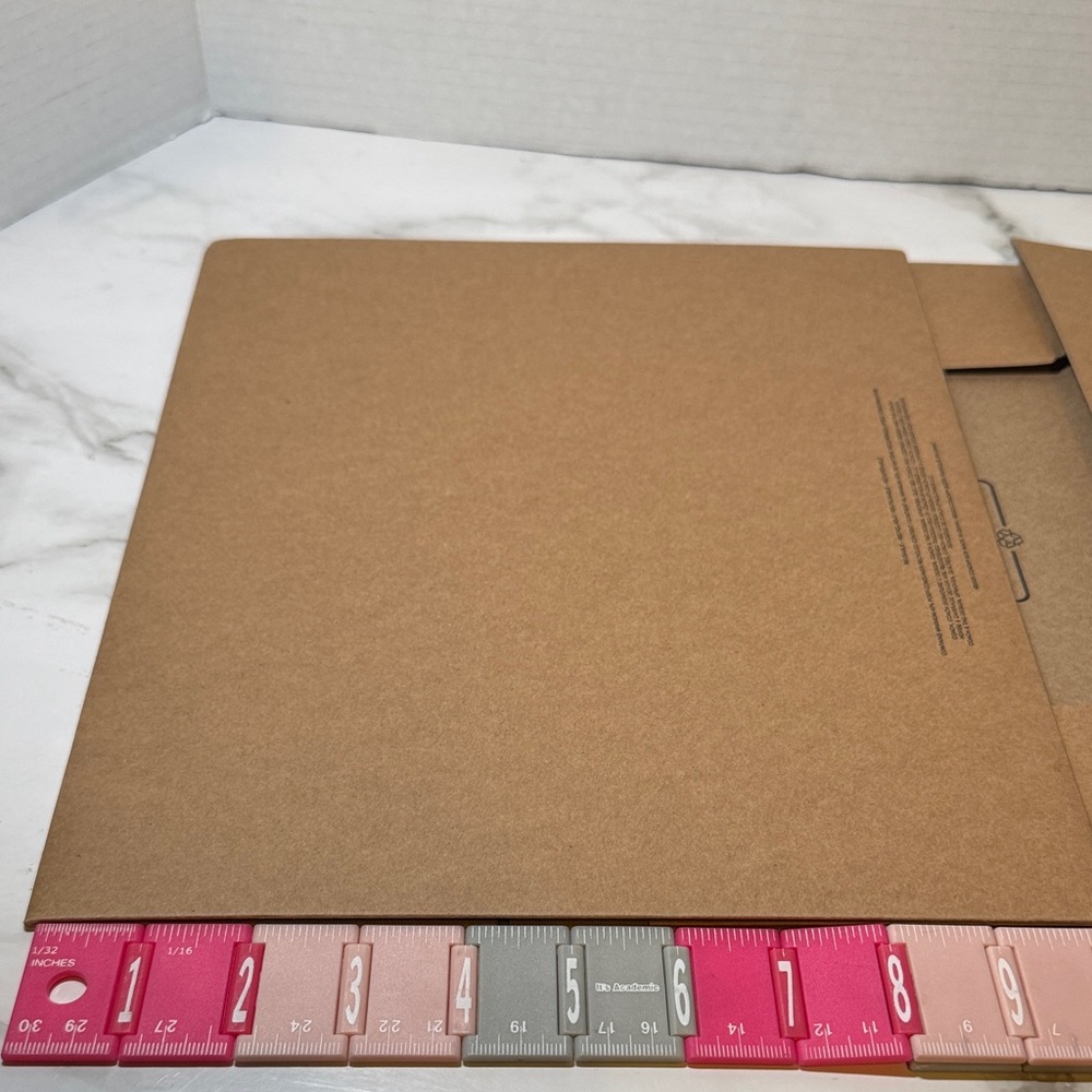 Authentic Coach Brown Gift Box with Sticker, Card, and Tissue Paper. New. - Picture 14 of 14